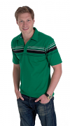 UC119 Chest Stripe Jersey Polo Shirt