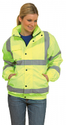 UC804 High Visibility Bomber Jacket (Padded & Lined)