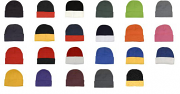 Embroidered beanie Hat colours