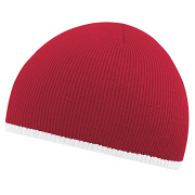 BC44C Two-Tone beanie knitted hat