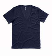 CV002 Unisex Jersey Deep V-neck T-Shirt