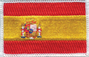 BD833 Spain Iron on Badge