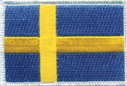 BD836 Sweden Iron on Badge