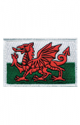 BD861 Wales Flag Badge