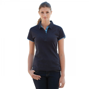 FR201 Women's Contrast Pique Polo Shirt