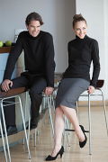 HB020 Long sleeve roll neck top