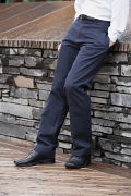 HB608 Teflon® coated flat front chino