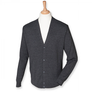 HB722 Men's V Button Cardigan