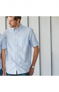 KB535 Men's Short Sleeve Easy Care Oxford