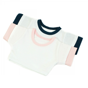 MM076 Teddy layered t-shirt