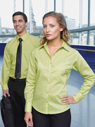 PR300 Women's Poplin Long Sleeve Blouse