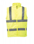 RG174 Hi-Vis Softshell Bodywarmer