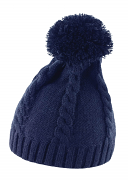 R149X Cable Knit Pom Pom Beanie