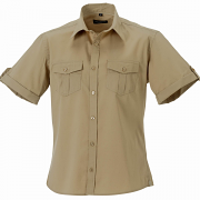 J919M Men's Roll-Sleeve Shirt Short Sleeve