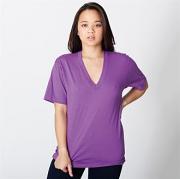 Fine jersey short sleeve v-neck (2456)