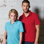 Anvil adult double pique polo