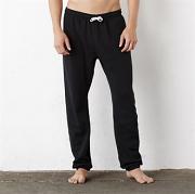 Unisex poly/cotton fleece long scrunch pant