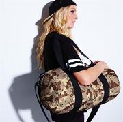 Camo barrel bag