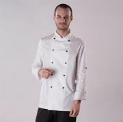 Long sleeve chef's jacket with removable studs (DD20)