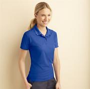 Women's performance double pique sports shirt