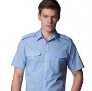 Pilot shirt short sleeved