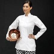 Women's long sleeve chefs jacket