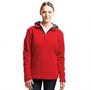 Women's zip-neck mirofleece