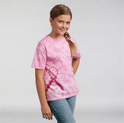 Kids pink ribbon T