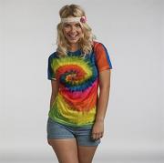 Women's sublimated rainbow T