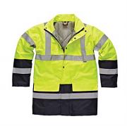 Hi-viz two-tone parka (SA7004)