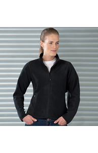 Women's full-zip fitted microfleece