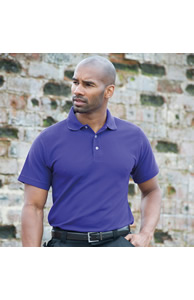 Poly-cotton piqué polo