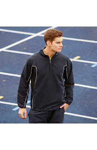 Half zip unlined training top