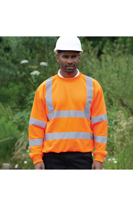 High-visibility sweatshirt