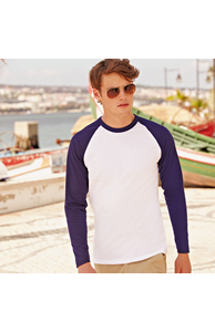 Long sleeve baseball tee