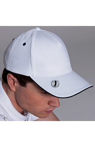 Pro-style ball marker golf cap