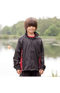 Kids showerproof training jacket