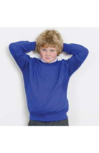 Kids Coloursure™ curved raglan sweatshirt