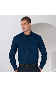 Long sleeve classic twill shirt