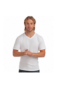 Tagless v-neck t-shirt