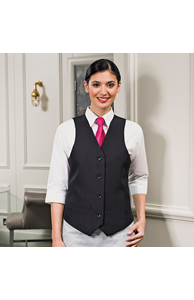 Women's lined polyester waistcoat