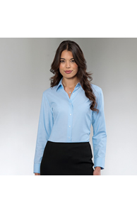 Women's long sleeve easycare Oxford shirt