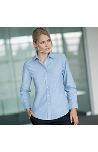 Women's classic long sleeved Oxford shirt