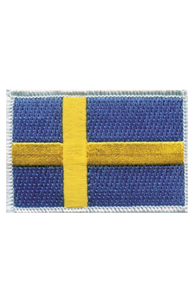 Sweden Iron on Badge