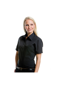 KK720 Continental blouse short sleeved womens