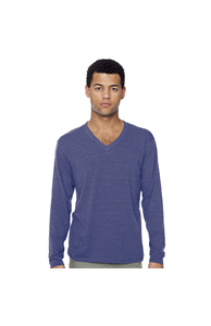 Triblend long sleeve v-neck (TR476)