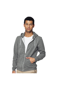 Salt and pepper zip hoodie (MT497)