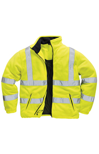 Hi-vis mesh lined fleece (F300)