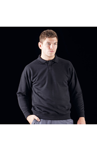 Coloursure™ polo plaquet sweatshirt