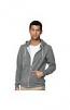 Salt and pepper zip hoodie (MT497)